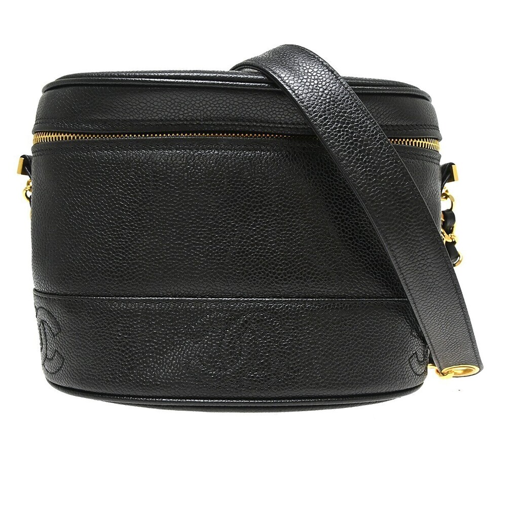 Chanel Vintage Timeless Vanity Case Caviar Small
